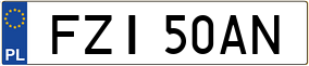 Truck License Plate